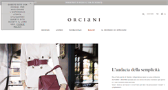 Desktop Screenshot of orciani.com